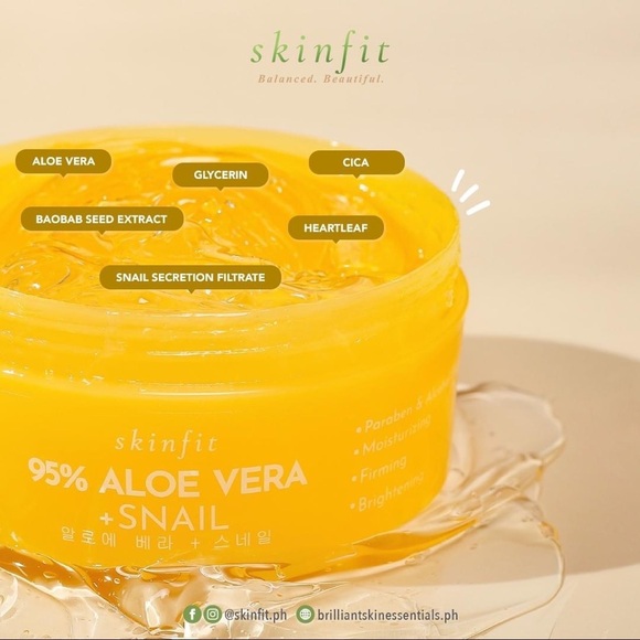 SkinFit Aloe Vera + Snail - Picture 2 of 7